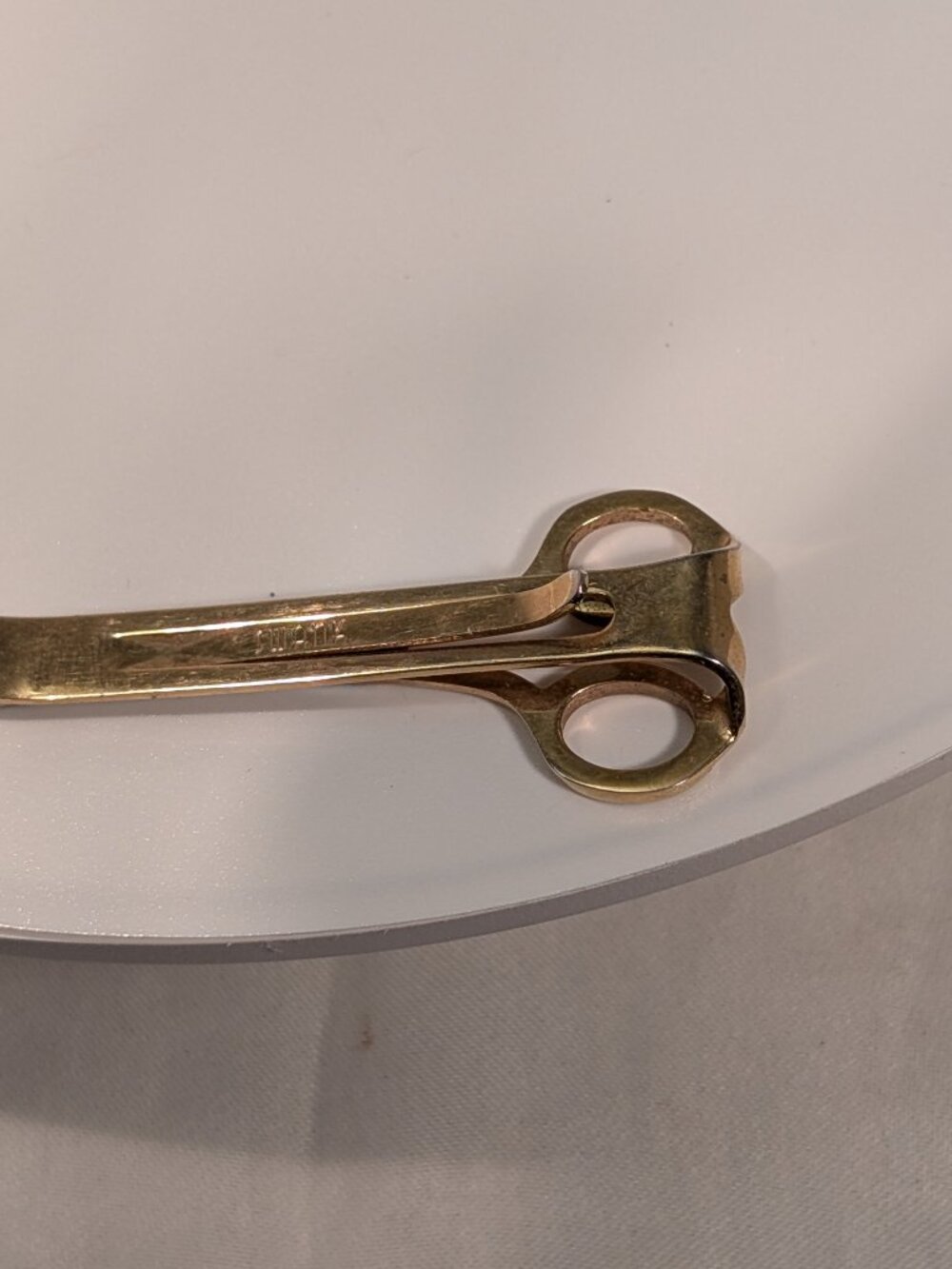 HANDYMAN 3 Tie Clips Saw Wrench Scissors/Snips (this one marked SWANK) - Picture 13 of 13